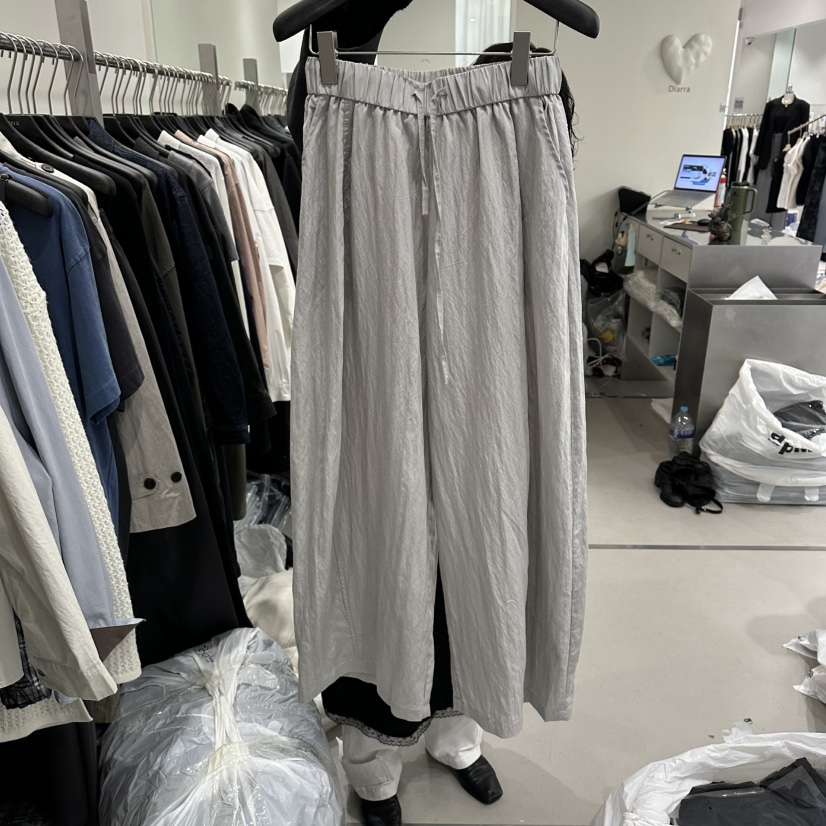 DIARRA韓國代購女裝新品職業26春夏人氣時尚熱賣休閑褲天絲DIARRA休閑褲