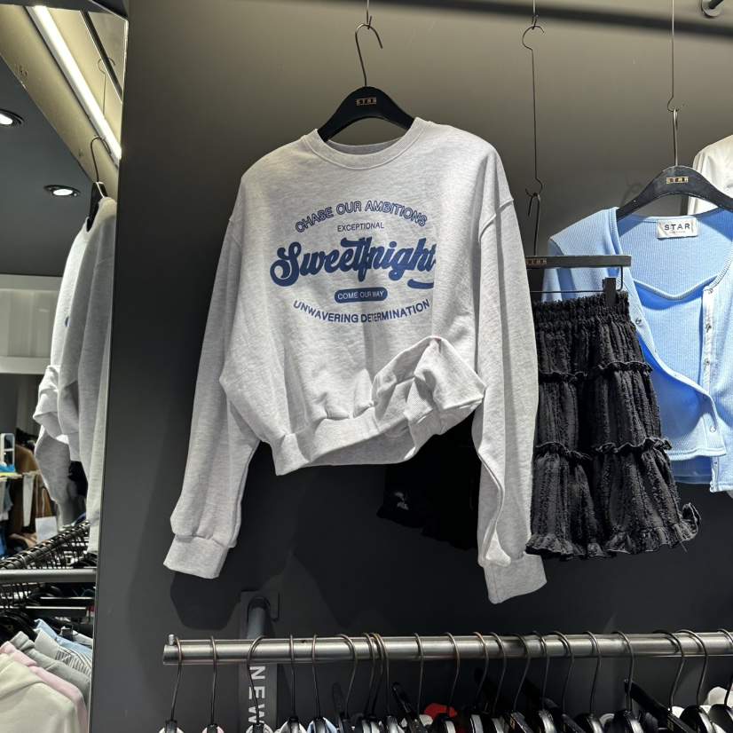 STAR-L韓國代購女士新品時尚推薦熱賣休閑26春夏職業衛衣STAR-L衛衣