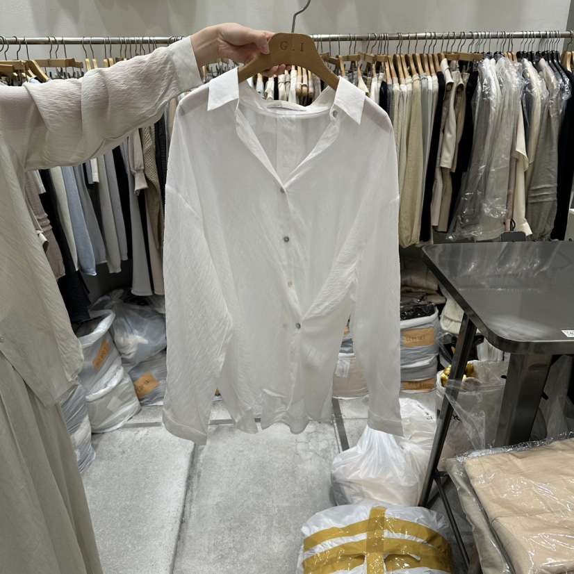 G.I-L韓國直郵實拍女裝新品時尚職業休閑推薦襯衫蕾絲衫G.I-L襯衫/蕾絲衫