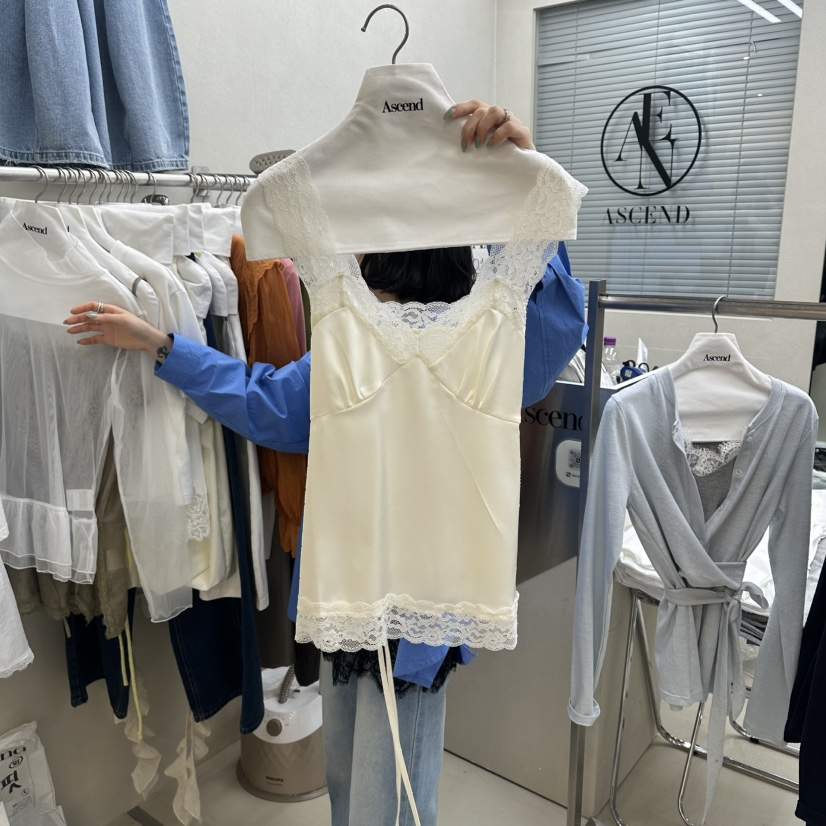 ASCEND韓國直郵女裝新品熱賣時尚人氣推薦休閑職業吊帶背心ASCEND吊帶/背心