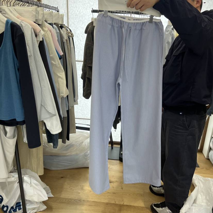 FLAT韓國代購女士新品推薦熱賣26春夏休閑人氣時尚休閑褲FLAT休閑褲