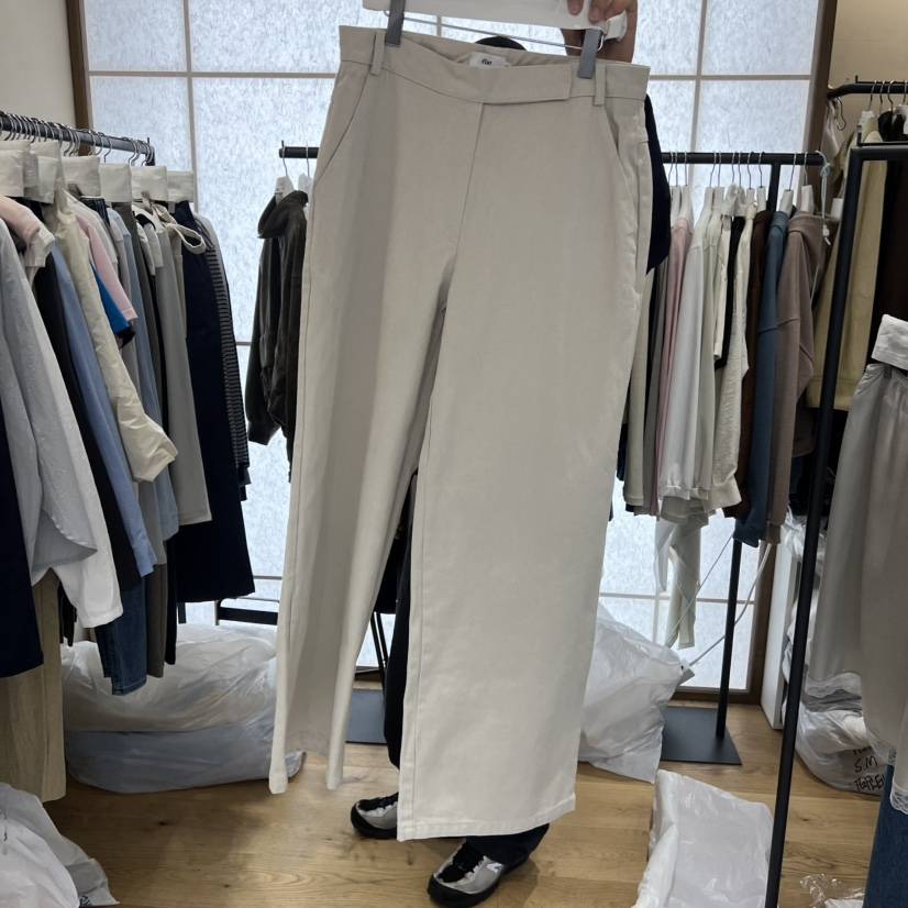 FLAT韓國直郵女裝新款推薦休閑人氣職業26春夏時尚休閑褲FLAT休閑褲