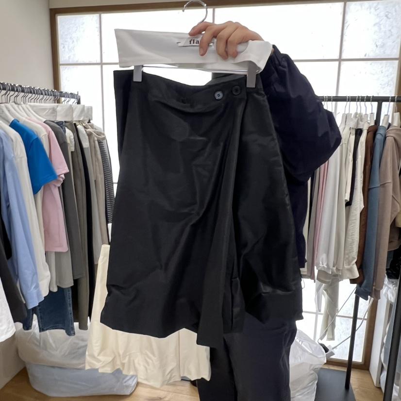 FLAT韓國直郵實拍女士新款休閑人氣26春夏熱賣半身裙中短裙FLAT半身裙/中短裙