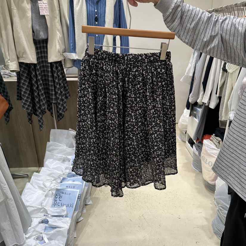 MELO韓國直郵女士新品休閑時尚人氣推薦熱賣26春夏短裙雪紡MELO短裙