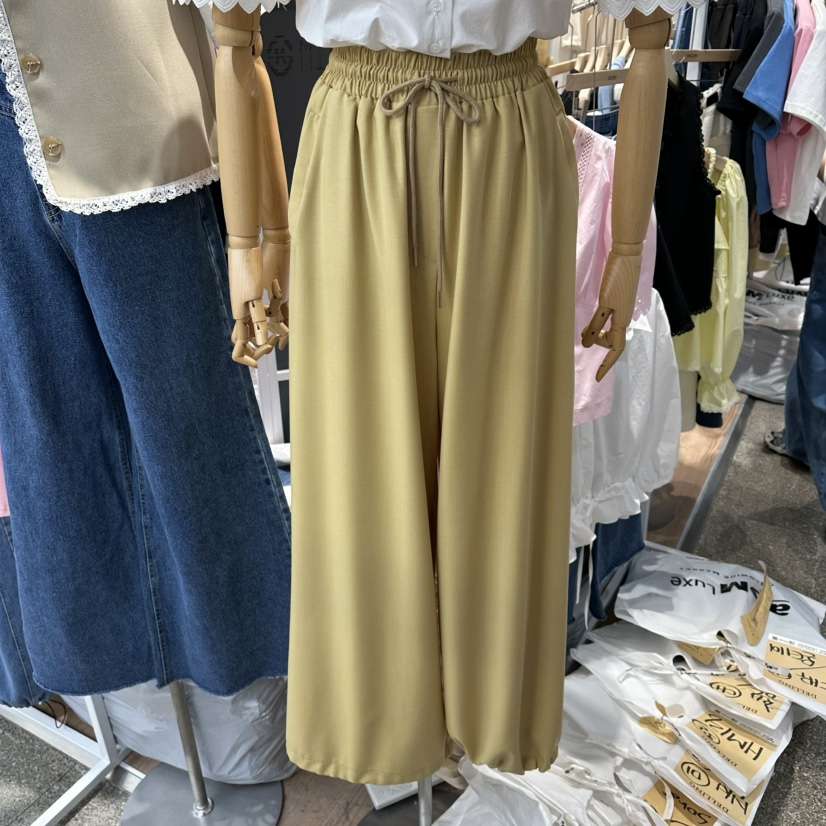 DELLING韓國直郵實拍女裝新款26春夏職業熱賣人氣時尚休閑褲DELLING休閑褲