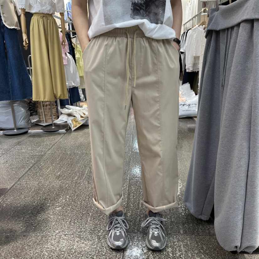 CELINA韓國直郵女裝新款26春夏推薦熱賣休閑人氣休閑褲鏤空CELI_NA休閑褲