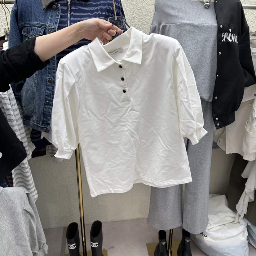 DRAWING韓國代購女裝新品推薦休閑時尚職業熱賣26春夏T恤DRAWINGT恤