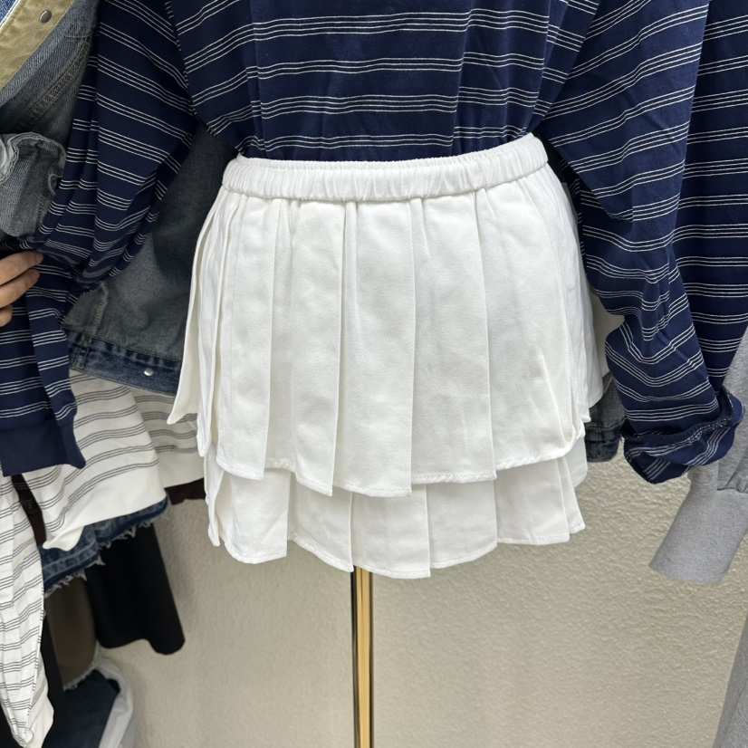 DRAWING韓國代購女士新款時尚熱賣休閑職業推薦裙褲百褶褶裙DRAWING裙褲