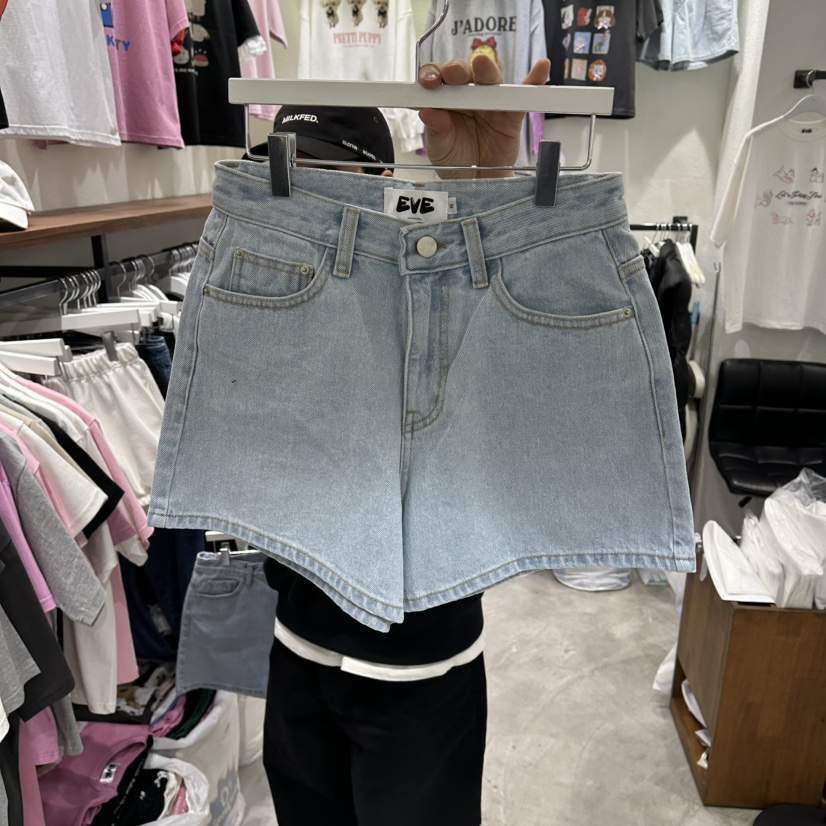 EVE韓國直郵女士新款26春夏時尚推薦人氣職業熱賣短褲口袋EVE短褲