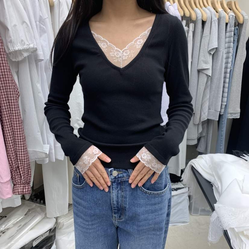 MURR韓國東大門代購女裝新款熱賣人氣休閑職業時尚長袖T恤MURR長袖T恤