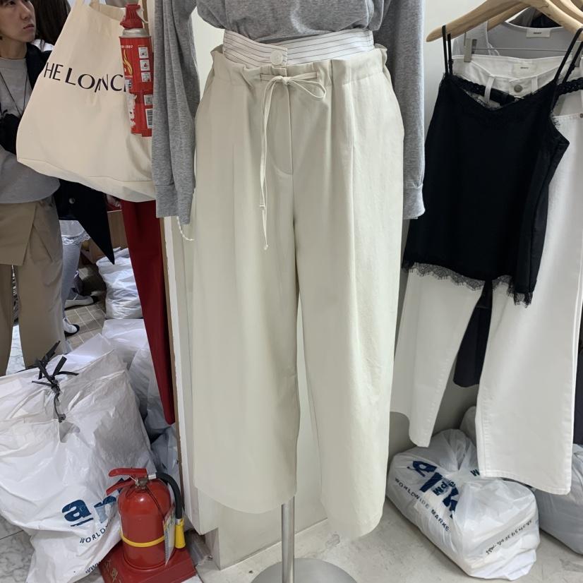 MURR韓國直郵實拍女裝新品職業人氣26春夏休閑推薦休閑褲MURR休閑褲