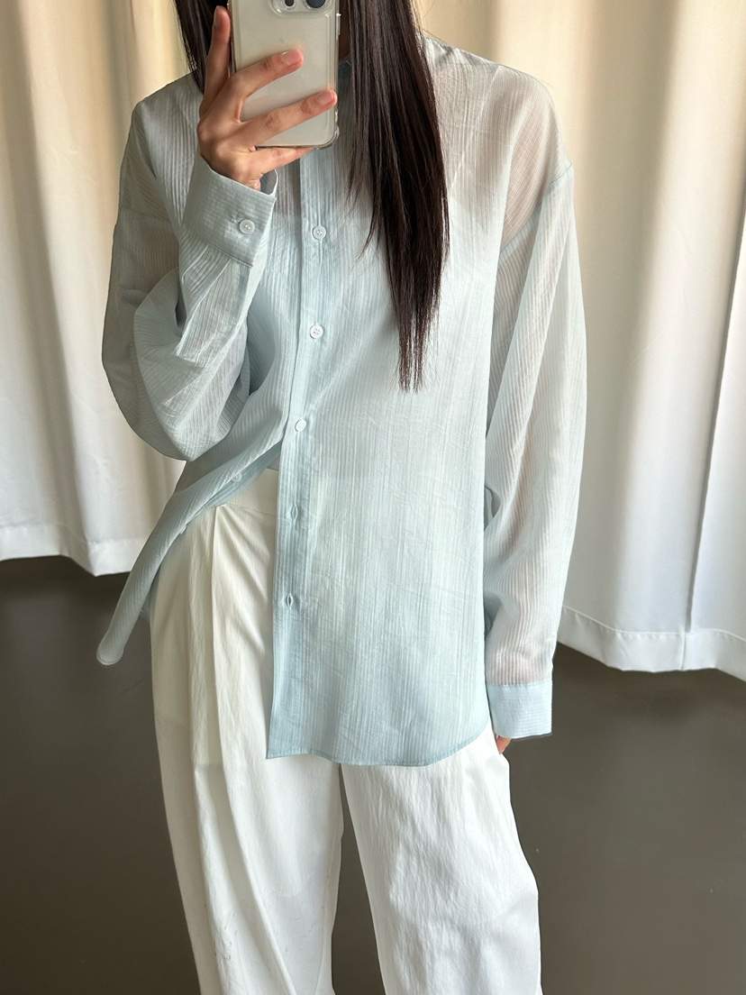 LE VASE韓國直郵實拍女裝新品職業人氣休閑推薦襯衫蕾絲衫LE VASE襯衫/蕾絲衫