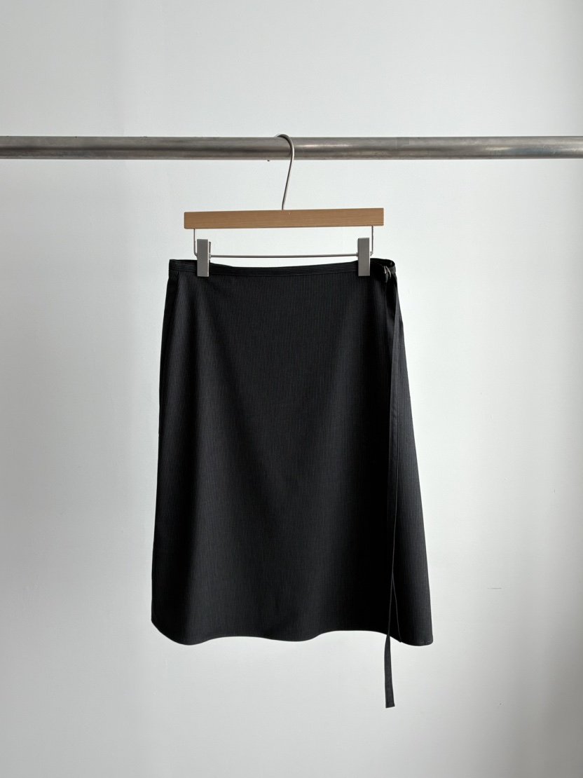 ROMANTICIZE韓國代購女裝新品推薦半身裙中短裙裹身裙條紋ROMANTICIZE半身裙/中短裙