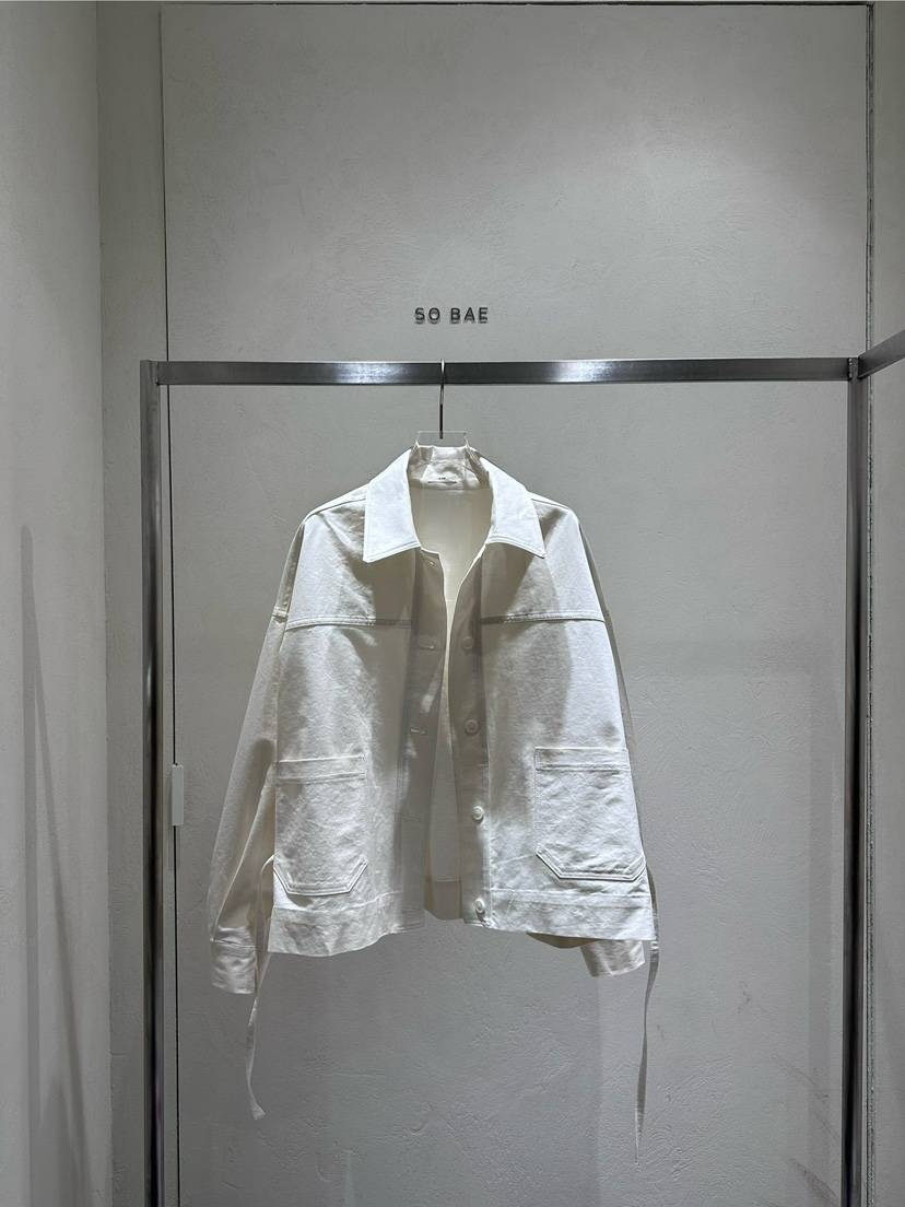 SO BAE韓國東大門直郵女裝新品職業推薦休閑夾克含腰帶棉布SO BAE夾克