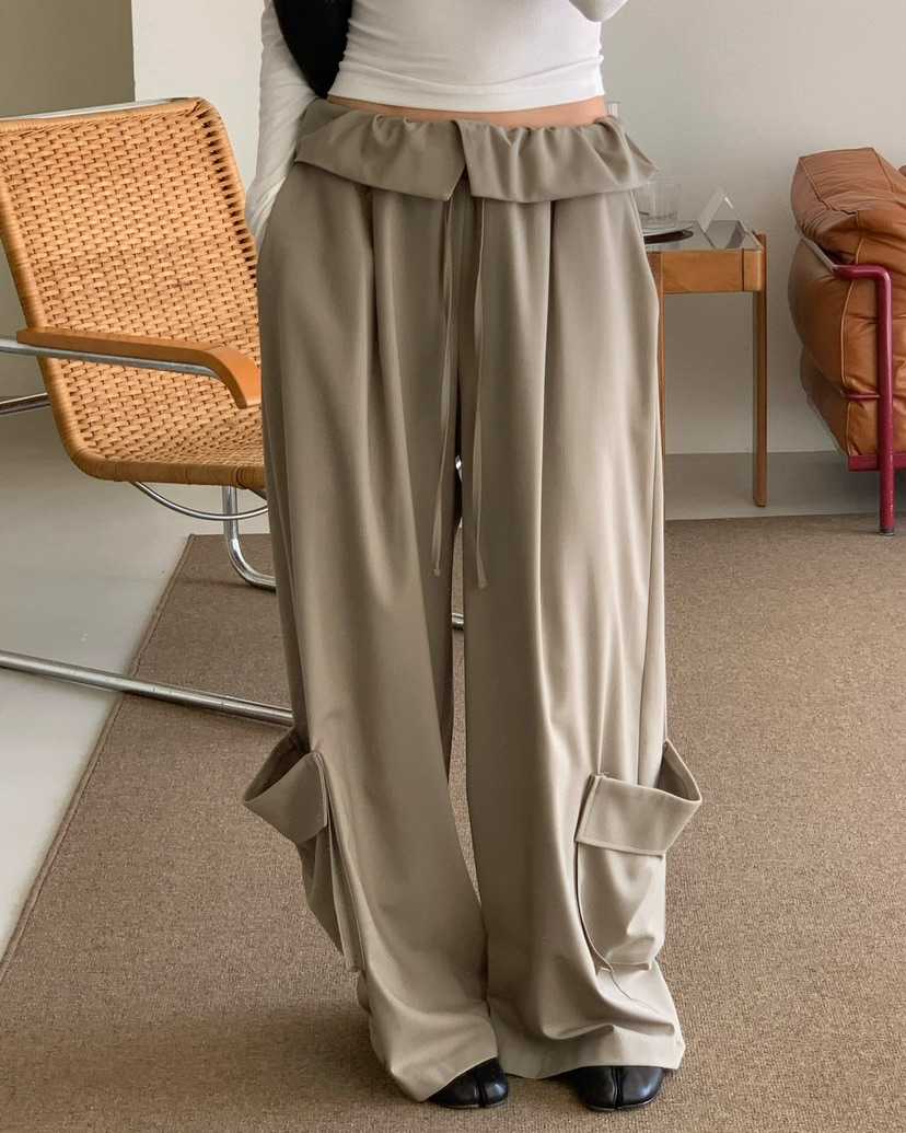 REVE CITE-L韓國直郵女士新品26春夏推薦人氣休閑褲工裝褲REVE CITE-L休閑褲