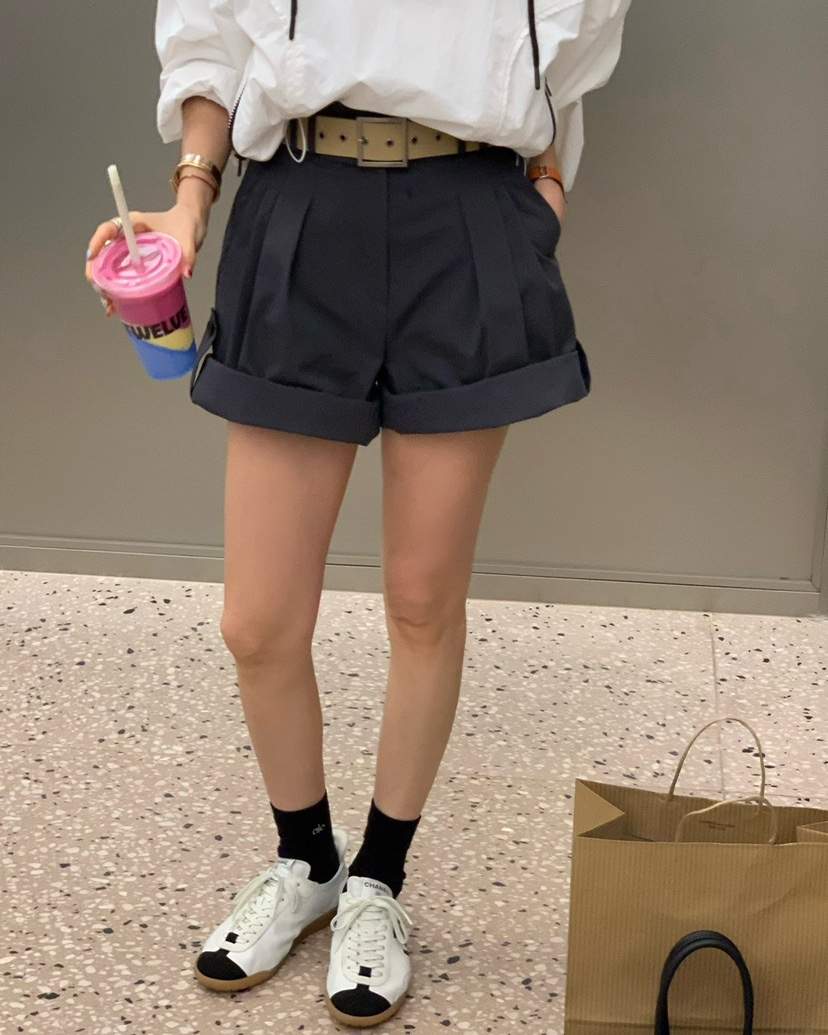 REVE CITE-L韓國東大門直郵女士新品時尚推薦短褲不含腰帶REVE CITE-L短褲