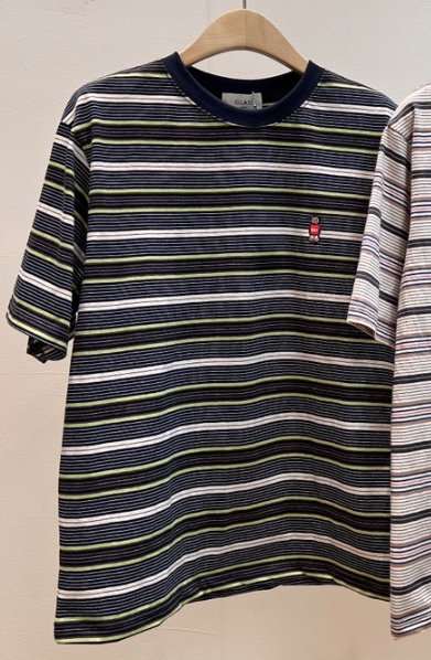 GLAD SOME韓國直郵實拍女裝新品推薦時尚人氣T恤泰迪熊條紋GLAD SOMET恤