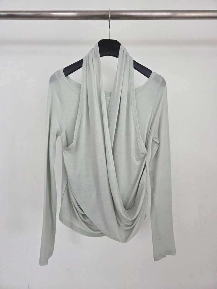 VERANDA韓國直郵女士新品時尚休閑26春夏職業長袖T恤假兩件VERANDA長袖T恤