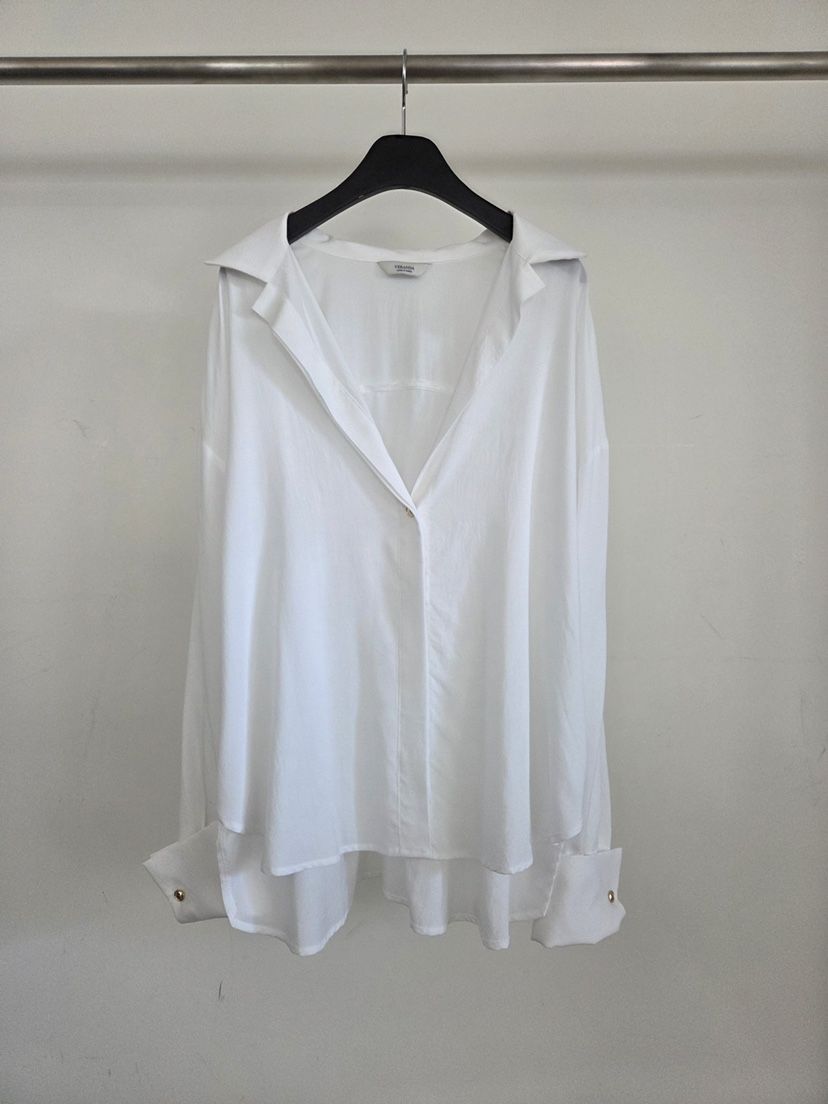 VERANDA韓國東大門代購女裝新款職業26春夏襯衫蕾絲衫天絲VERANDA襯衫/蕾絲衫