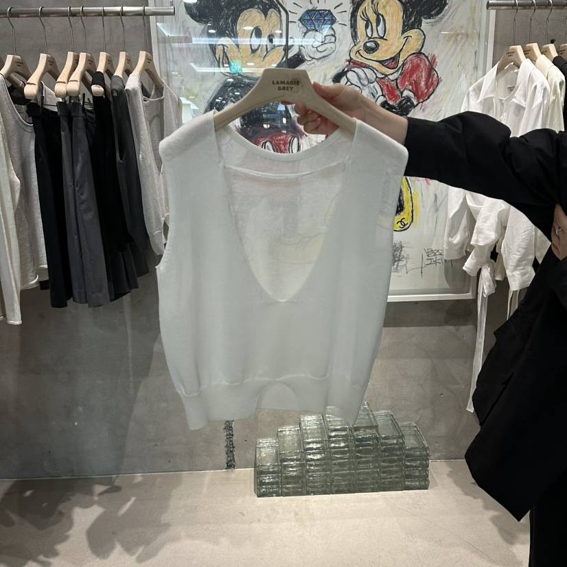 LAMAGIEPIE/LAMAGIE GREY韓國直郵女裝新品職業吊帶背心LAMAGIEPIE/LAMAGIE GREY吊帶/背心
