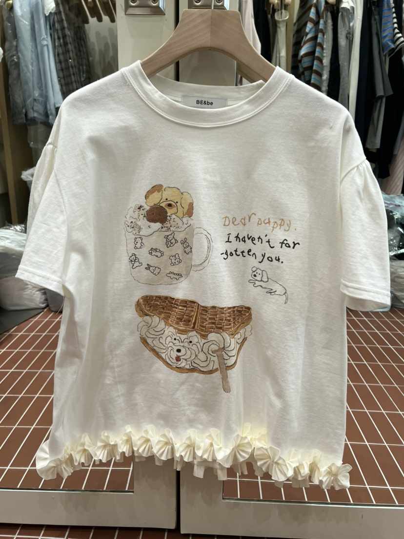 BE&amp;BE東大門代購女裝新款真品時尚職業26春夏人氣T恤BE&beT恤