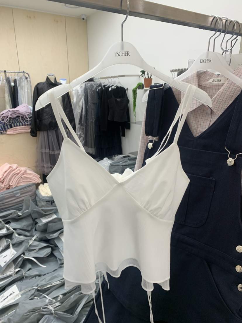 ESCHER韓國代購女士新款真品休閑職業時尚吊帶背心不含披肩ESCHER吊帶/背心