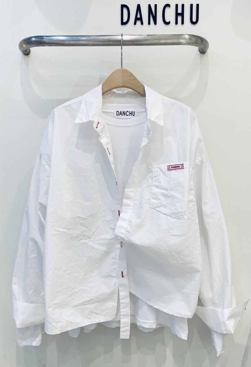 DANCHU韓國直郵女裝新款26春夏時尚真品襯衫蕾絲衫不含內搭DANCHU襯衫/蕾絲衫