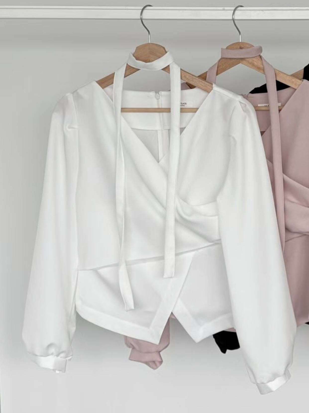 PLACE東大門代購女士新品時尚職業休閑真品襯衫蕾絲衫含腰繩PLACE襯衫/蕾絲衫