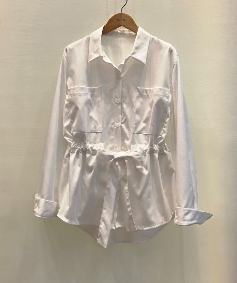 THE IN-더인-T韓國直郵女裝新款職業真品26春夏襯衫蕾絲衫THE IN襯衫/蕾絲衫