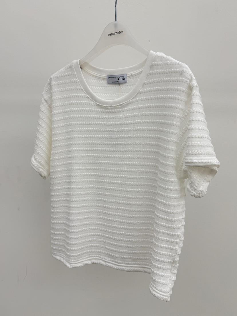 CM韓國直郵女裝新品職業熱賣26春夏時尚休閑真品推薦人氣T恤CM_centimeterT恤