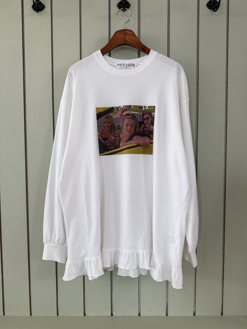 HEYJUDE東大門直郵女士新款真品時尚推薦26春夏長袖T恤復古HEYJUDE長袖T恤