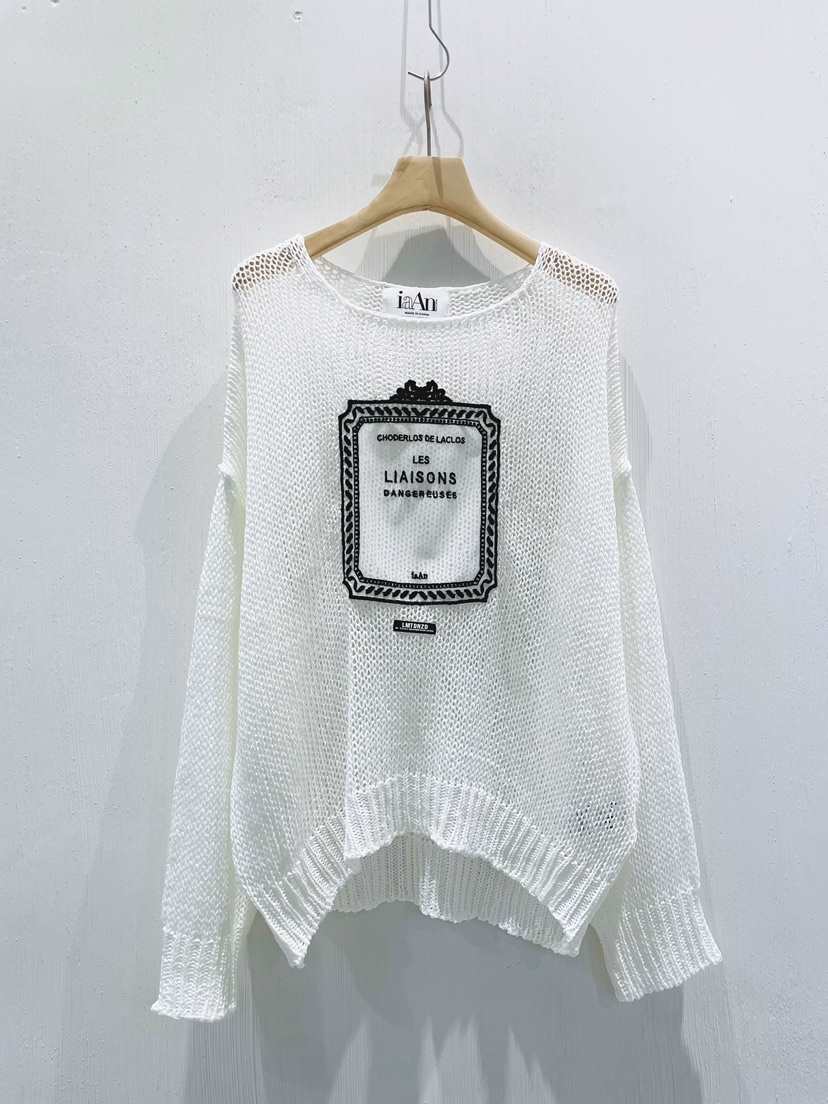 IAAN東大門實拍女士新品26春夏休閑人氣職業時尚推薦針織衫iaAn針織衫