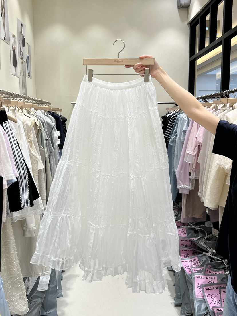 MARIE MARIE韓國直郵女士新品時尚推薦26春夏休閑職業長裙MARIE MARIE長裙