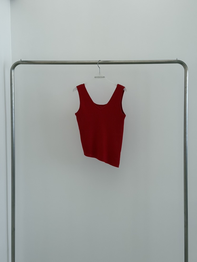 RIVER RAIN韓國直郵女裝新款人氣真品26春夏吊帶背心不對稱RIVER RAIN吊帶/背心