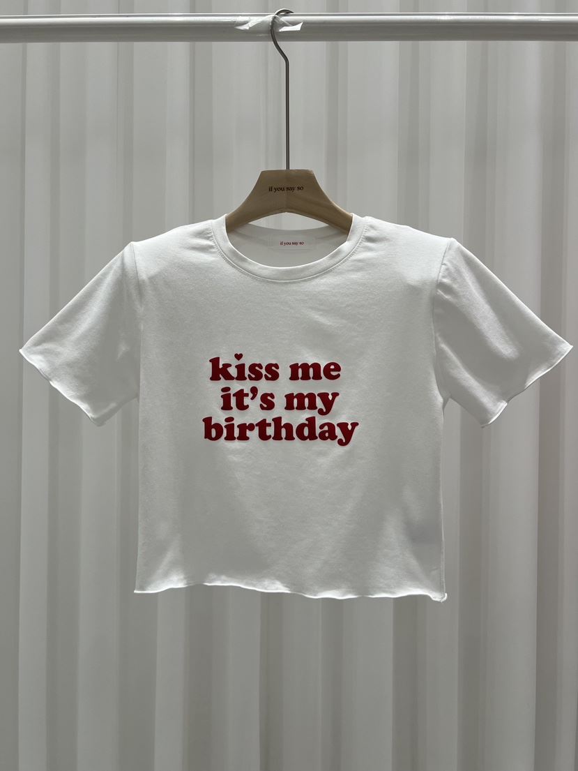 IF YOU SAY SO/PLUM-Q東大門直郵女裝新款熱賣26春夏T恤IF YOU SAY SO/PLUM-QT恤