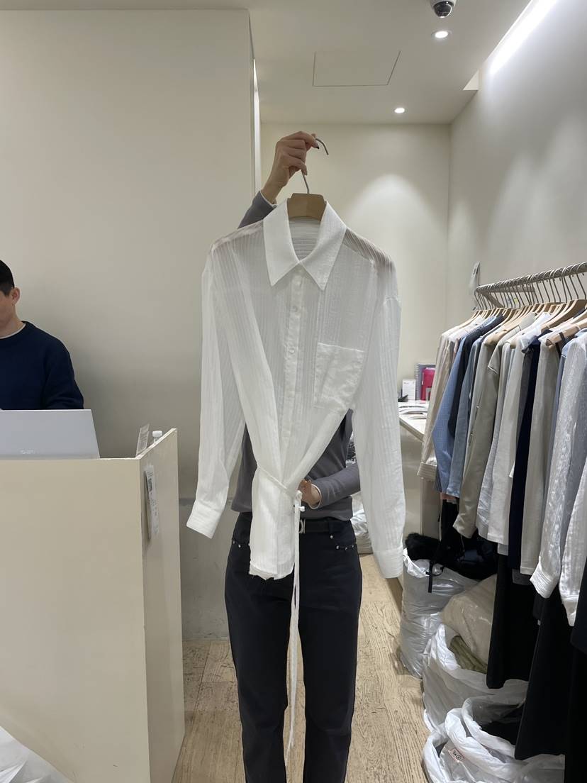 FLOWER-L東大門實拍女士新款時尚休閑推薦人氣襯衫蕾絲衫FLOWER-L襯衫/蕾絲衫