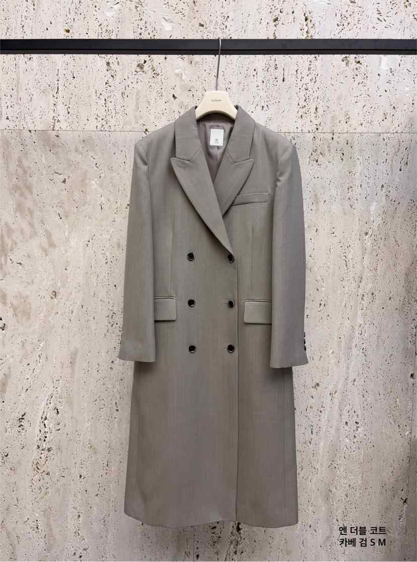 BLOSSOM韓國直郵女士新款推薦休閑26春夏真品職業長款風衣BLOSSOM長款風衣