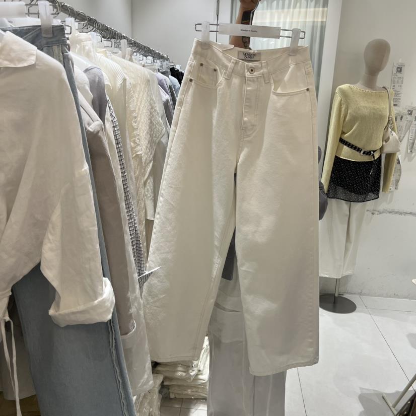 MONDAY TO SUNDAY韓國直郵女裝新款休閑真品牛仔褲口袋MONDAY TO SUNDAY牛仔褲