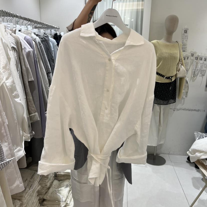 MONDAY TO SUNDAY東大門實拍女士新款人氣職業襯衫蕾絲衫MONDAY TO SUNDAY襯衫/蕾絲衫