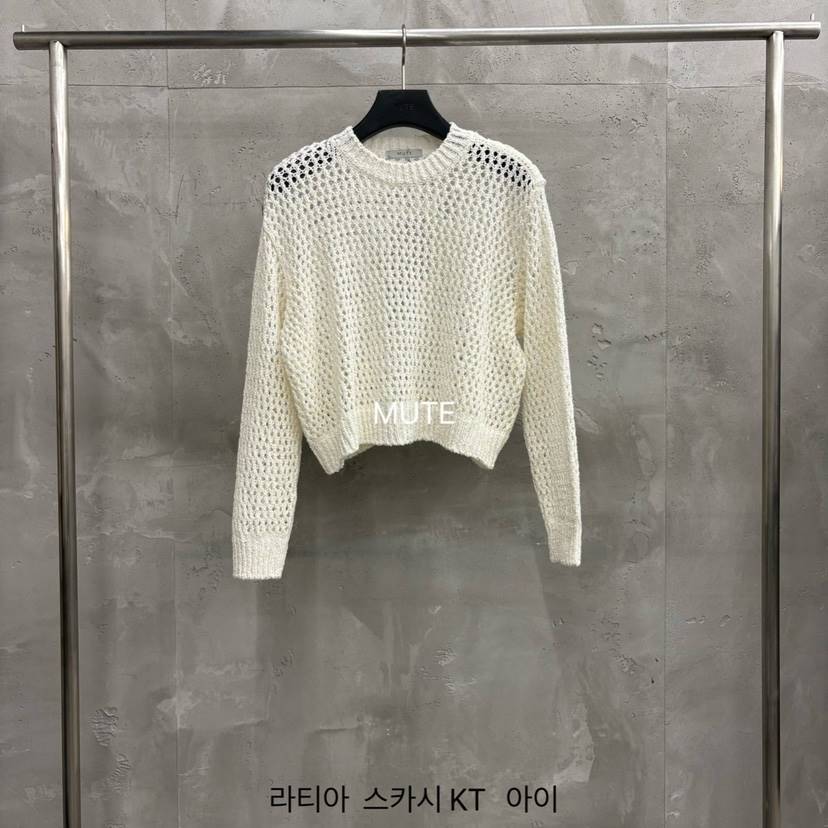 MUTE-P韓國直郵女士新品時尚職業熱賣26春夏真品推薦針織衫MUTE針織衫