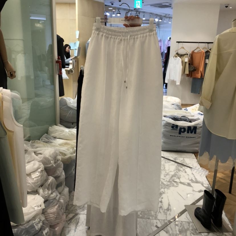 ALMOND東大門直郵女士新品職業真品人氣熱賣時尚26春夏休閑褲ALMOND休閑褲