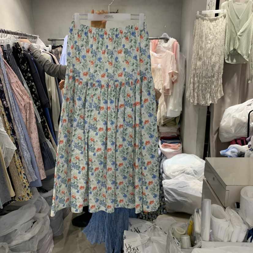 LOGROAD韓國直郵女士新款時尚人氣26春夏休閑推薦真品長裙LOG ROAD長裙