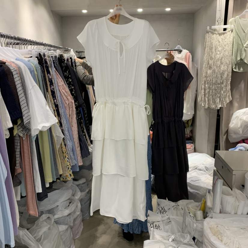 LOGROAD東大門實拍女裝新品熱賣真品26春夏休閑推薦連衣裙LOG ROAD連衣裙