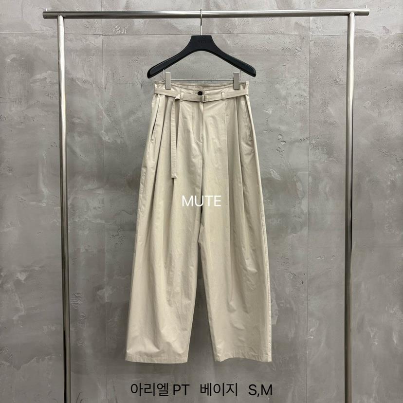 MUTE-P韓國直郵女士新品職業人氣推薦真品時尚休閑褲含腰帶MUTE休閑褲