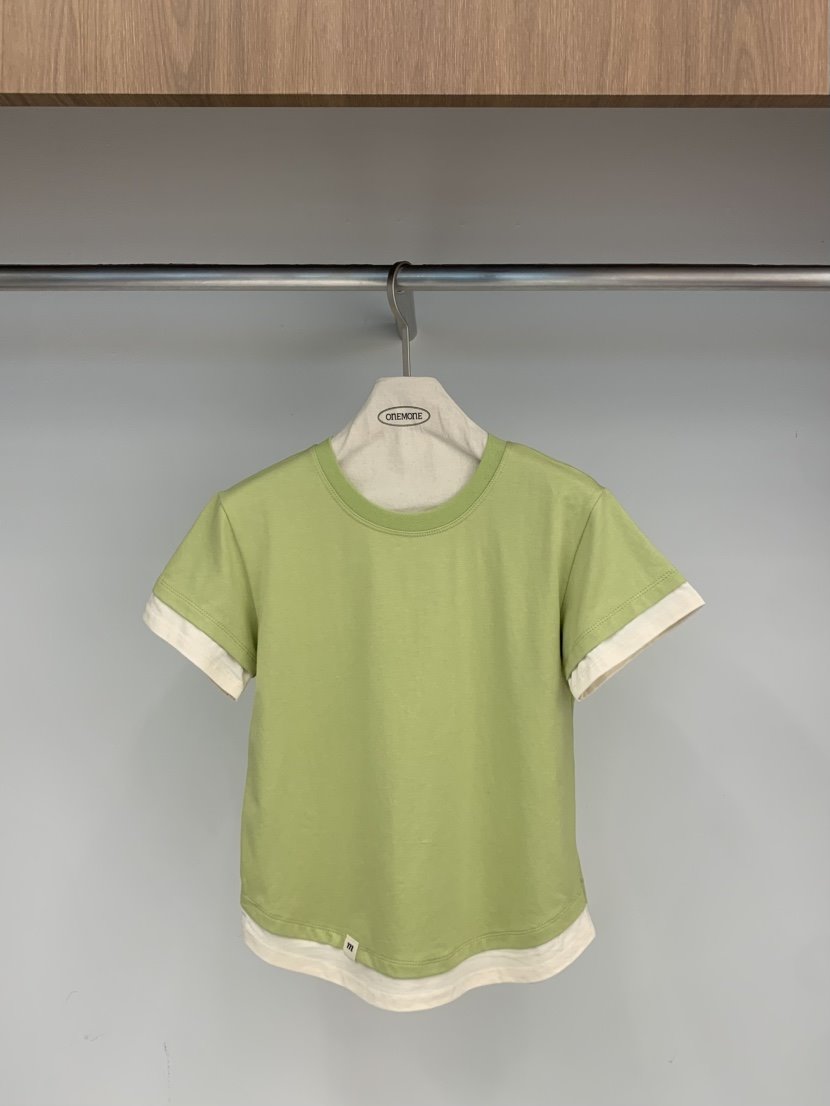 ONE MONE東大門代購女裝新品時尚推薦人氣休閑熱賣26春夏T恤ONE MONET恤