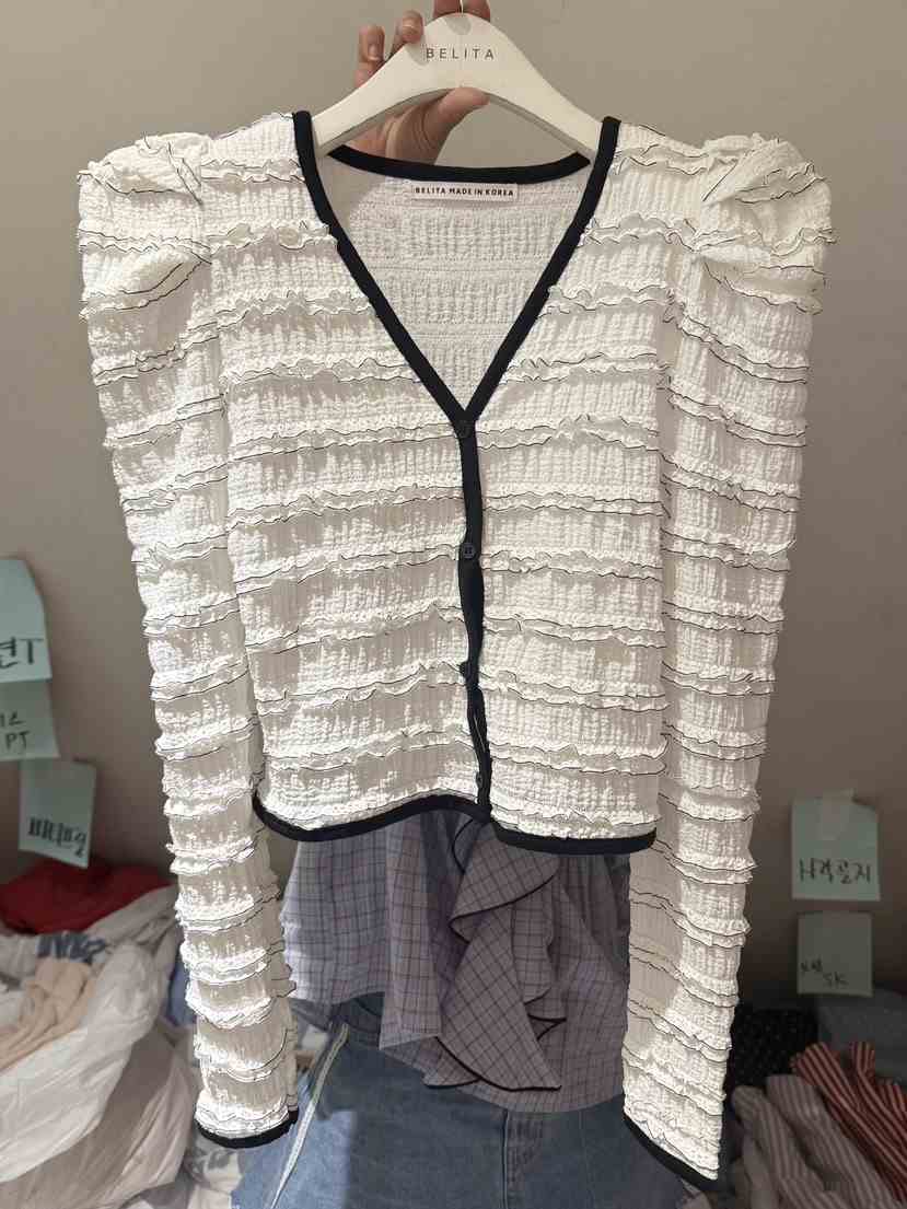BELITA-L韓國直郵女士新品熱賣真品26春夏時尚針織衫開衫BELITA-L針織衫