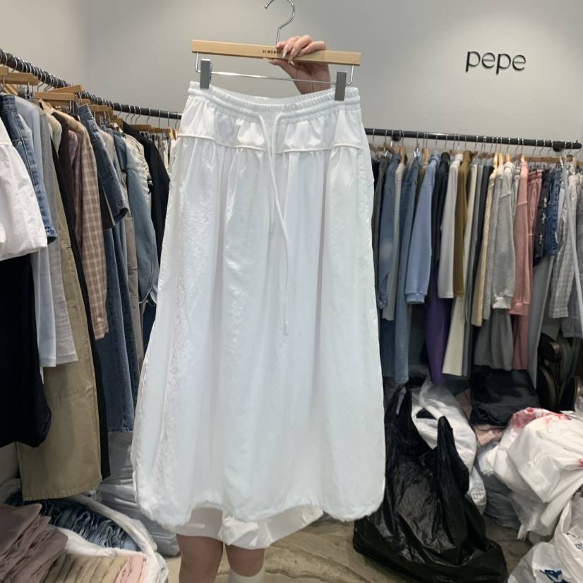 ALMOND PEPE韓國代購女士新品人氣時尚26春夏休閑推薦長裙ALMOND PEPE長裙