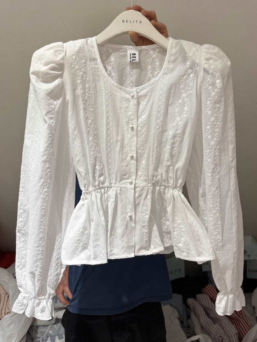 BELITA-L東大門代購女裝新款真品熱賣時尚休閑襯衫蕾絲衫BELITA-L襯衫/蕾絲衫