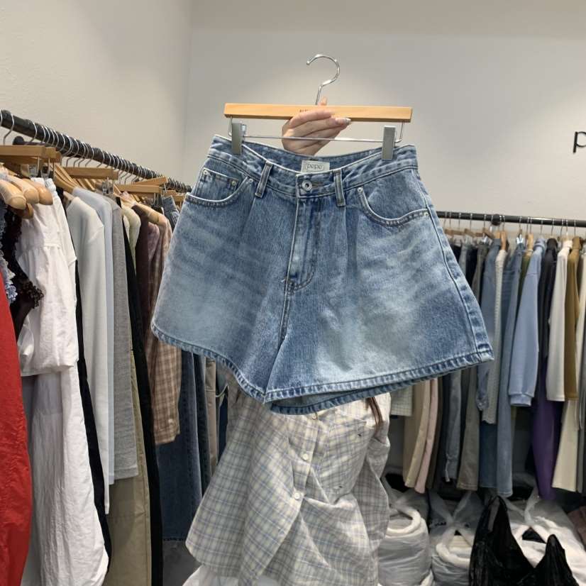 ALMOND PEPE東大門直郵女裝新款推薦休閑人氣短褲喇叭形ALMOND PEPE短褲