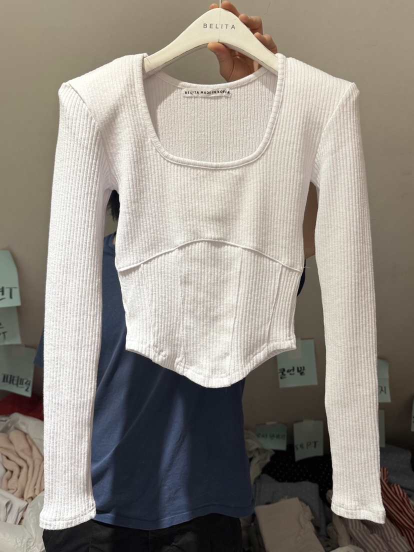 BELITA-L東大門直郵女士新品時尚人氣職業熱賣休閑長袖T恤BELITA-L長袖T恤